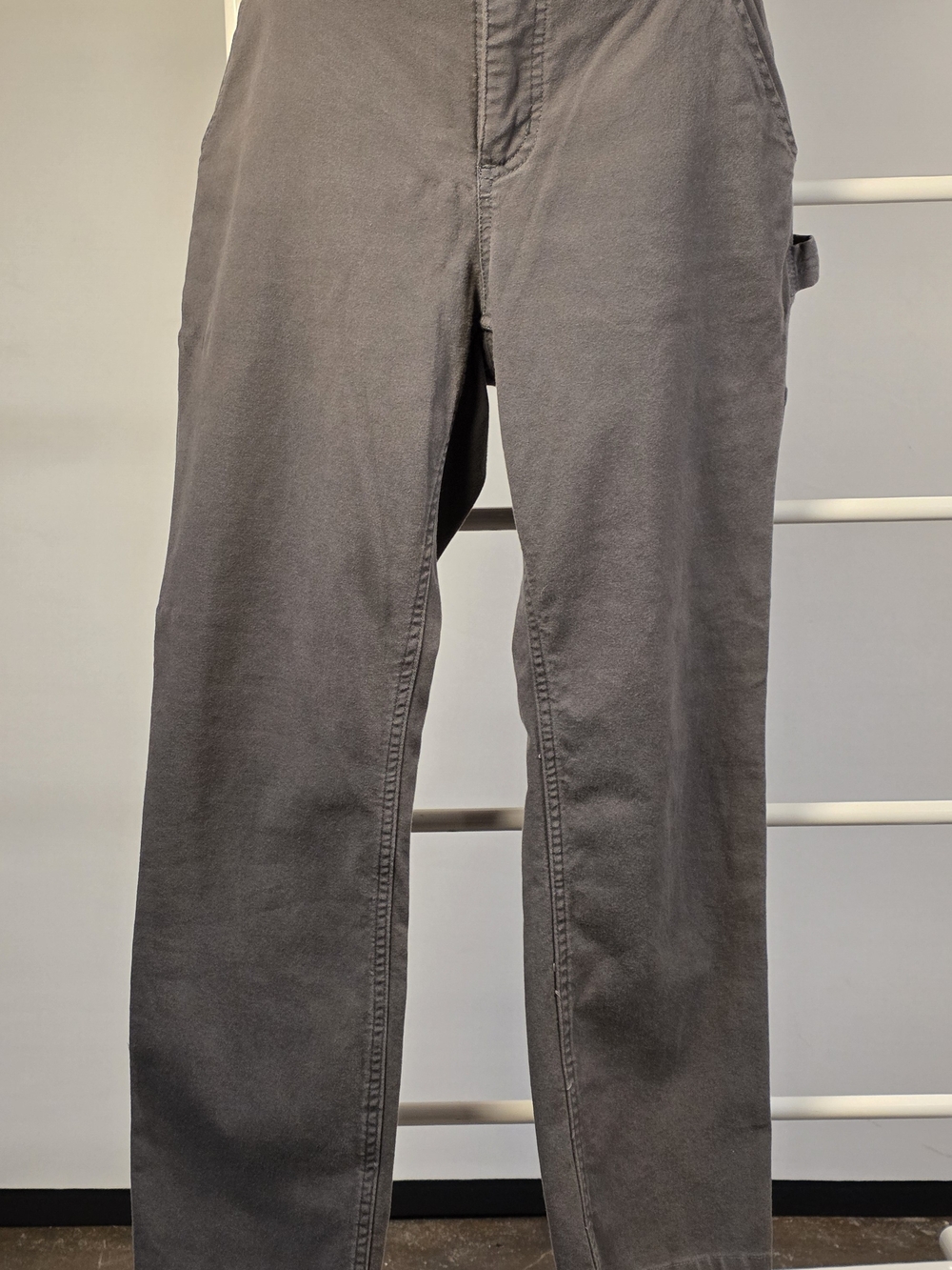Carhartt Women's Gray Relaxed Fit Work Pants Size 6 Regular Utility Pocket